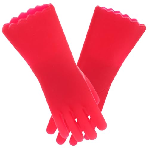 OFFIGAM Miniatur Puppenhaus Handschuhe Realistische Rote Kunststoff Reinigungshandschuhe Detailgetreue DIY Accessoires für Puppenhaus Dekoration Langlebig Authentisches Miniatur OFFIGAM Miniatur Puppenhaus Handschuhe Realistische Rote Kunststoff Reinigungshandschuhe Detailgetreue DIY Accessoires für Puppenhaus Dekoration Langlebig Authentisches Miniatur von OFFIGAM