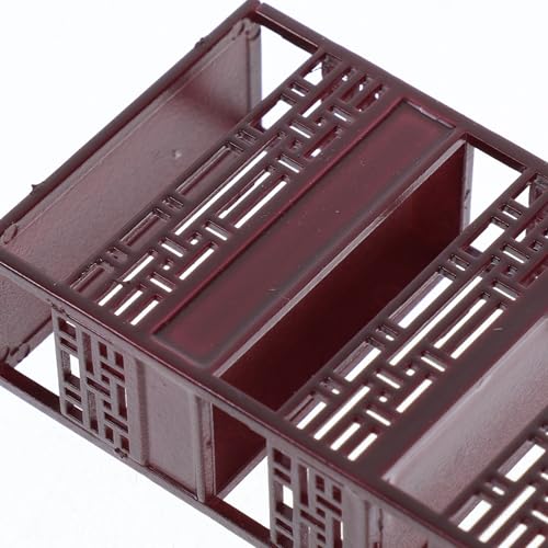 OFFIGAM Miniatur Regal für Puppenhaus Vintage Aufbewahrungsschrank für DIY Sandtisch Dekoration Vielseitig Einsetzbar Stabil und Elegant für Miniatur Szenen und Architekturmodelle OFFIGAM Miniatur Regal für Puppenhaus Vintage Aufbewahrungsschrank für DIY Sandtisch Dekoration Vielseitig Einsetzbar Stabil und Elegant für Miniatur Szenen und Architekturmodelle von OFFIGAM