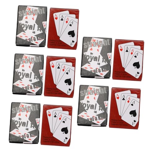 OFFIGAM Miniatur Spielkarten Tragbare Pokerkarten für Partys Reisen als oder Partyfavor und Langlebig für Unvergessliche Spiele mit Freunden OFFIGAM Miniatur Spielkarten Tragbare Pokerkarten für Partys Reisen als oder Partyfavor und Langlebig für Unvergessliche Spiele mit Freunden von OFFIGAM