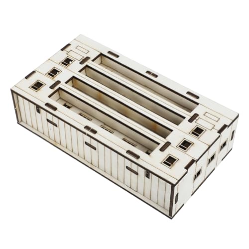 OFFIGAM Miniaturhaus Bausatz aus Holz DIY Miniaturmodell für Kreative Projekte für Sandtischmodelle Spielzeughäuser und Dekoration Realistisches Design und Vielseitige Verwendung von OFFIGAM