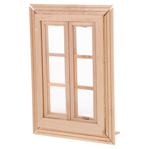 OFFIGAM Minifenster Miniatur Zubehör Puppe Steht für kinderspielzeug Kid Toys Holzfenster Dekoration kinderknallzeug Toys kleine Hausdekoration Fenstermodell hölzern OFFIGAM Minifenster Miniatur Zubehör Puppe Steht für kinderspielzeug Kid Toys Holzfenster Dekoration kinderknallzeug Toys kleine Hausdekoration Fenstermodell hölzern von OFFIGAM
