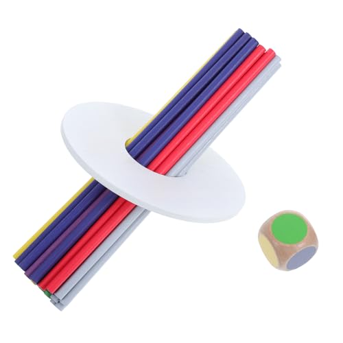 OFFIGAM Montessori Balance Stick aus Holz Pädagogisches Spiel für Feinmotorik und Kognitiven Entwicklung für Familienfeiern und Gemeinsames von OFFIGAM