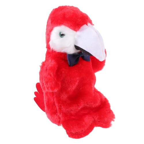 OFFIGAM Papagei Handpuppe aus Plüsch Lustiges Tier für Interaktives Geschichtenerzählen und Rollenspiele für Eltern von OFFIGAM