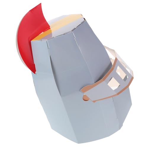 OFFIGAM Papp Ritterhelm für Kreative Diy Maske für Mittelalterliche Partys und Maskerade Sicher und Hautfreundlich von OFFIGAM