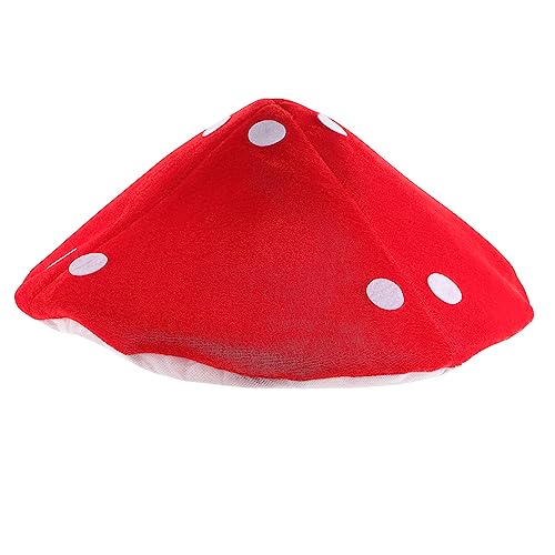 OFFIGAM Pilzhut Baby Kinder Cosplay Hut Rot Pilzform Für Rollenspiele Und Partys von OFFIGAM