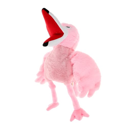 OFFIGAM Plüsch Handpuppe Geschichte Erzählende Marionette Handpuppe Zum Geschichtenerzählen Lebensechtes Handspielzeug Geschichte Figur Marionette Handpuppen Plüschpuppe Rosa Baumwolle von OFFIGAM