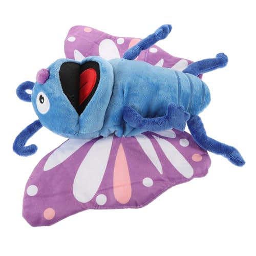 OFFIGAM Plüsch Schmetterling Handpuppe Interaktive Geschichtenerzählpuppe für Weiches und Bequemes Kreative Spielstunden Drinnen und Draußen OFFIGAM Plüsch Schmetterling Handpuppe Interaktive Geschichtenerzählpuppe für Weiches und Bequemes Kreative Spielstunden Drinnen und Draußen von OFFIGAM