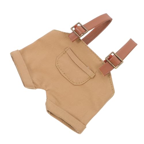 OFFIGAM Plüschpuppe Overall Denim Latzhose für Puppen Bezaubernde Spielzeugkleidung Zubehör für Plüschfiguren für Kreatives von OFFIGAM
