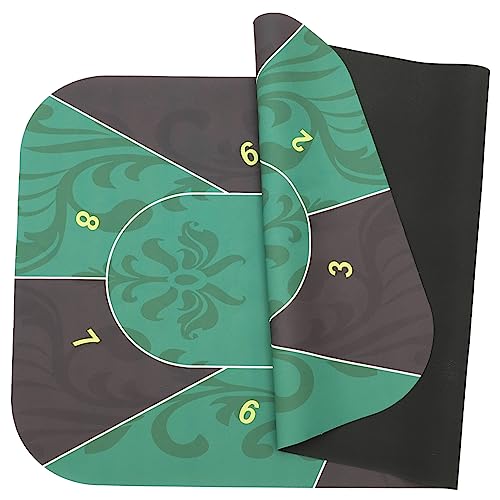 OFFIGAM Haushaltsspielmatte Aus Gummi rutschfeste Poker-tischdecke Vielseitige Familienmatte Für Kartenspiele Und Brettspiele Geeignet Für Personen Langlebig Und Leicht Zu Reinigen von OFFIGAM