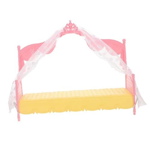 OFFIGAM Prinzessin Bett kinderzimmer Puppenhaus Dekoration Puppenbett Puppenhaus Accessoires Puppenhaus Babybett Kleinkinderbetten Bett für Mädchen Plastik Rosa OFFIGAM Prinzessin Bett kinderzimmer Puppenhaus Dekoration Puppenbett Puppenhaus Accessoires Puppenhaus Babybett Kleinkinderbetten Bett für Mädchen Plastik Rosa von OFFIGAM