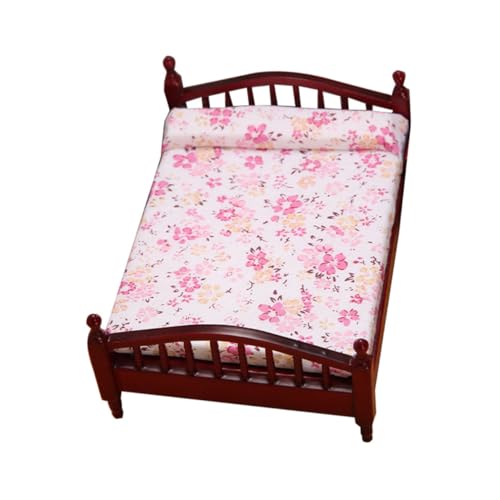 OFFIGAM Mini-doppelbett Für 112 Mini- Sicheres Und Stilvolles Miniatur-bettspielzeug Für Kinder Zur Dekoration von OFFIGAM