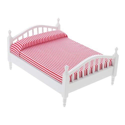 OFFIGAM Puppenhaus Doppelbett Mini Faltbares Puppenbett Wohnzimmer Babyparty -Dekorationen Puppenhausverzierungen Kleines Hauszubehör Puppenhauslieferungen Birkensperrholz OFFIGAM Puppenhaus Doppelbett Mini Faltbares Puppenbett Wohnzimmer Babyparty -Dekorationen Puppenhausverzierungen Kleines Hauszubehör Puppenhauslieferungen Birkensperrholz von OFFIGAM