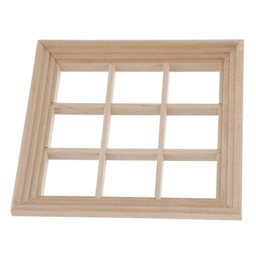 OFFIGAM Puppenhaus Fensterrahmen aus Miniatur Fenster Dekoration für Puppenhäuser und Modelle DIY Zubehör für Miniaturgärten und Szenen OFFIGAM Puppenhaus Fensterrahmen aus Miniatur Fenster Dekoration für Puppenhäuser und Modelle DIY Zubehör für Miniaturgärten und Szenen von OFFIGAM