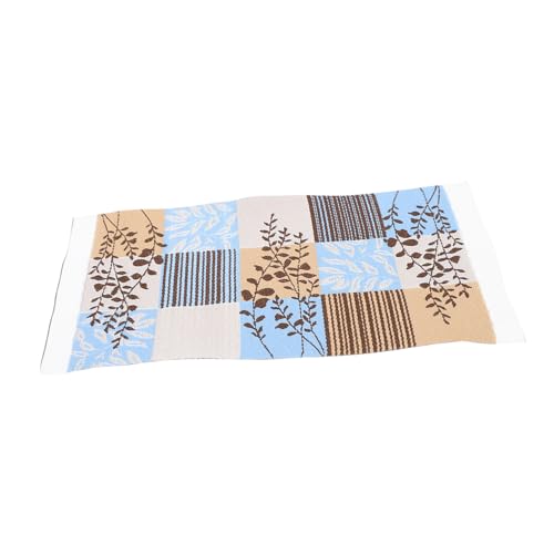 OFFIGAM Puppenhaus Teppich kinderteppich Miniaturteppich Puppenhausteppich Mini-Teppich Kindergeschenk Mini House Accessory Mini-Hausteppich simuliertes Teppichdekor Mini-Bodendekor Stoff von OFFIGAM