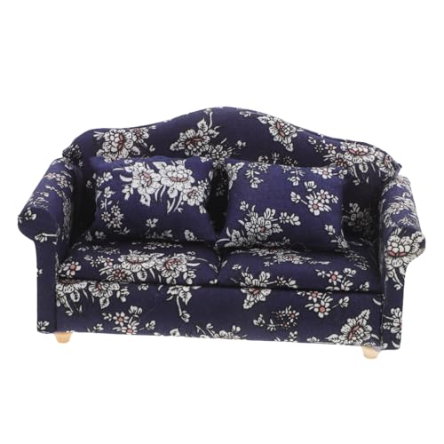 OFFIGAM Miniaturmöbel Für Puppenhaus Sofa Mit Kissen Niedliche Mini-Wohnzimmer-Dekoration Puppenhaus-zubehör Erhöht Spielwert Und Fördert Kreativität OFFIGAM Miniaturmöbel Für Puppenhaus Sofa Mit Kissen Niedliche Mini-Wohnzimmer-Dekoration Puppenhaus-zubehör Erhöht Spielwert Und Fördert Kreativität von OFFIGAM
