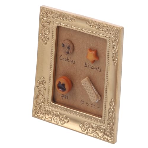 OFFIGAM Puppenhausrahmen Mädchen Miniatur DIY-puppenhaus-bausatz Winziges Puppenhaus-bausätze Puppenhäuser Mini Dollhouse Mini-hausverzierung Fotorahmen-Modell Harz von OFFIGAM