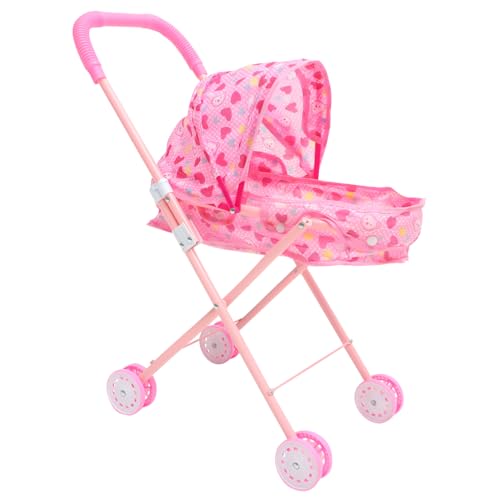 OFFIGAM Puppenwagenzubehör Liebeswagen Jogging-Kinderwagen Für Puppen Spiel Kinderwagen Kleiner Puppenwagen Mini-puppenwagenmodell Puppenwagen Modell Rosa Abs OFFIGAM Puppenwagenzubehör Liebeswagen Jogging-Kinderwagen Für Puppen Spiel Kinderwagen Kleiner Puppenwagen Mini-puppenwagenmodell Puppenwagen Modell Rosa Abs von OFFIGAM