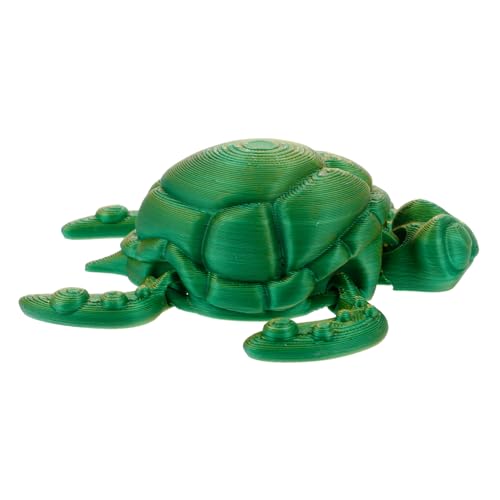 OFFIGAM Realistisches Schildkrötenmodell mit Beweglichen Gelenken Kreatives Druckspielzeug für Sammler und Dekoration Lebensechte Meeresschildkrötenfigur Traumhaftem Grün für Aquarium und OFFIGAM Realistisches Schildkrötenmodell mit Beweglichen Gelenken Kreatives Druckspielzeug für Sammler und Dekoration Lebensechte Meeresschildkrötenfigur Traumhaftem Grün für Aquarium und von OFFIGAM