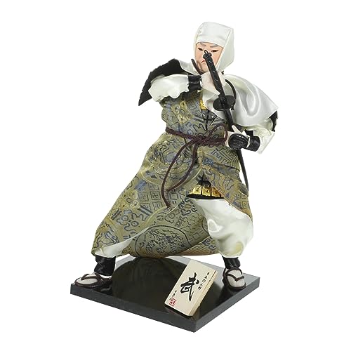 OFFIGAM Samurai Doll Figur Japanische Kunsthandwerk Dekoration für Zuhause Samurai Ornament für Schlafzimmer Büro und Wohnzimmer Japanisches Design Sammlerstück OFFIGAM Samurai Doll Figur Japanische Kunsthandwerk Dekoration für Zuhause Samurai Ornament für Schlafzimmer Büro und Wohnzimmer Japanisches Design Sammlerstück von OFFIGAM