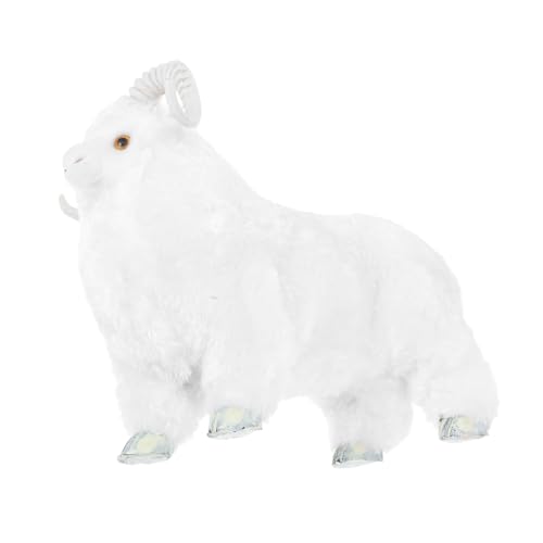 OFFIGAM Schafspielzeug Schaffiguren Schaf Ausgestopfte Tiermasse Positive Schafe Gefülltes Lamm Schafe Gefüllt Lamm Stofftier Schaf Wintertierfiguren Ziegendekor Plüsch Weiß OFFIGAM Schafspielzeug Schaffiguren Schaf Ausgestopfte Tiermasse Positive Schafe Gefülltes Lamm Schafe Gefüllt Lamm Stofftier Schaf Wintertierfiguren Ziegendekor Plüsch Weiß von OFFIGAM