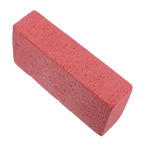 OFFIGAM Schaumziegel für Bühnenaufführungen Realistische Rote Schaumstoffziegel für Film und Theaterrequisiten Leicht und Sicher für Cosplay und Gimmick Props Lebendige Farbe von OFFIGAM
