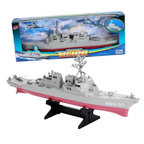 OFFIGAM Schiffsmodell Deko für Jungen Kreatives Militärschiff aus Hochwertigem als Geburtstagsgeschenk für Jungenzimmerdekoration Zerstörer Modell für Vielseitige Einsatzmöglichkeiten OFFIGAM Schiffsmodell Deko für Jungen Kreatives Militärschiff aus Hochwertigem als Geburtstagsgeschenk für Jungenzimmerdekoration Zerstörer Modell für Vielseitige Einsatzmöglichkeiten von OFFIGAM