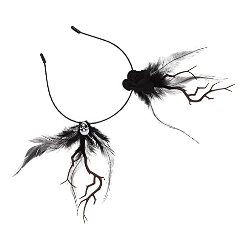 OFFIGAM Schwarzes Halloween Haarband mit Teufelshörnern Perfektes Kostüm Accessoire für Halloween Feiern Geeignet für Altersgruppen Langlebig und Bequem zu Tragen von OFFIGAM