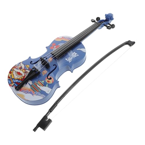 OFFIGAM Simuliertes Geigen für Bogen Pädagogisches Musikinstrument für Anfänger Realistisch aus Plastik Blau für Frühe Musikalische und Rollenspiel OFFIGAM Simuliertes Geigen für Bogen Pädagogisches Musikinstrument für Anfänger Realistisch aus Plastik Blau für Frühe Musikalische und Rollenspiel von OFFIGAM