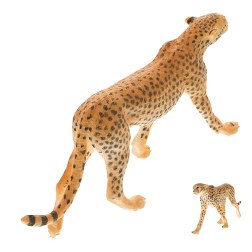 OFFIGAM Leopard Kunststoff Tiere Modell Wilde Tiere Spielzeug Kinder Kognitiven Spielzeug Für Home von OFFIGAM
