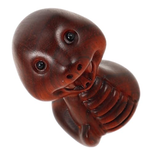 OFFIGAM Sternzeichen-Jahr Der Schlangen-Ornamente Schlangenfigur Holzgeschnitzte Schlangenstütze Lebhafte Gefälschte Schlangen Schlangenstatue Aus Holz Schlangendekor Hölzern Light Brown OFFIGAM Sternzeichen-Jahr Der Schlangen-Ornamente Schlangenfigur Holzgeschnitzte Schlangenstütze Lebhafte Gefälschte Schlangen Schlangenstatue Aus Holz Schlangendekor Hölzern Light Brown von OFFIGAM