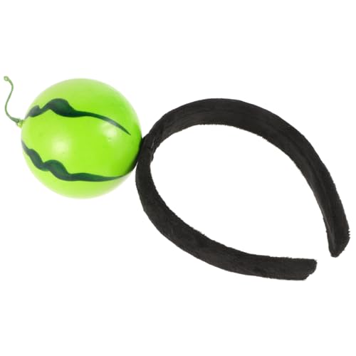 OFFIGAM Stirnband Wassermelone Partystirnband Kostüm Stirnbänder Obststirnband Foto -requisiten Cosplay-stirnband Party-stirnbänder Wassermelonen-haar-accessoires Süßes Stirnband Stoff von OFFIGAM
