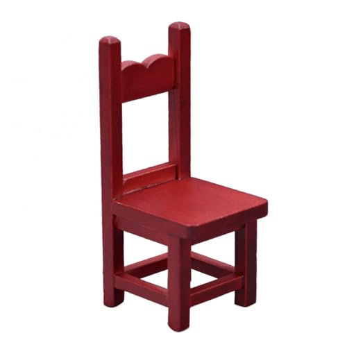 OFFIGAM Stuhl Aus Mahagoni Mini-Stuhl-Modell Stuhlverzierung Simulationsstuhlmodell Puppenhausmöbel Spielhaus-Stuhl- Puppenhauszubehör Miniatur-stuhlmodell Dolly- -Stuhl Holz Rot OFFIGAM Stuhl Aus Mahagoni Mini-Stuhl-Modell Stuhlverzierung Simulationsstuhlmodell Puppenhausmöbel Spielhaus-Stuhl- Puppenhauszubehör Miniatur-stuhlmodell Dolly- -Stuhl Holz Rot von OFFIGAM