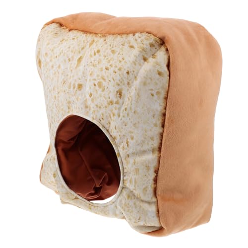 OFFIGAM Toastbrot Hut Lustige Diy Fotografie Kopfbedeckung für Kreative und Partys für Einzigartige Kostüme und Fotospaß für Täglichen Gebrauch Accessoire für Besondere Anlässe von OFFIGAM