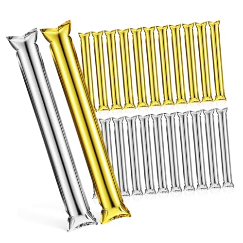 OFFIGAM Tragbar für Sportveranstaltungen Stück Aufblasbare Cheerleading-sticks Aluminiumfolie für Partys von OFFIGAM