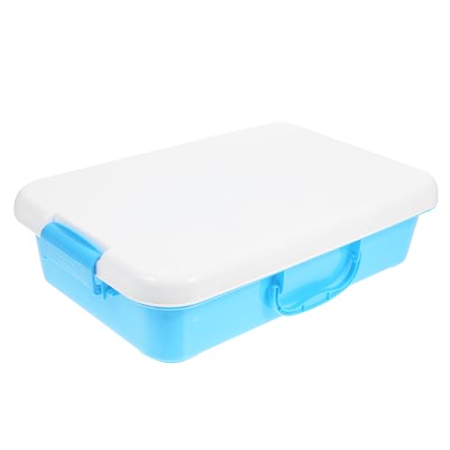 OFFIGAM Tragbarer Sandkasten Mit Deckel Spielsand Indoor Sandtisch Mit Deckel Sensorisches Spieltablett Sandkasten Tragbares Sandspielzeug Sensorische Behälter von OFFIGAM