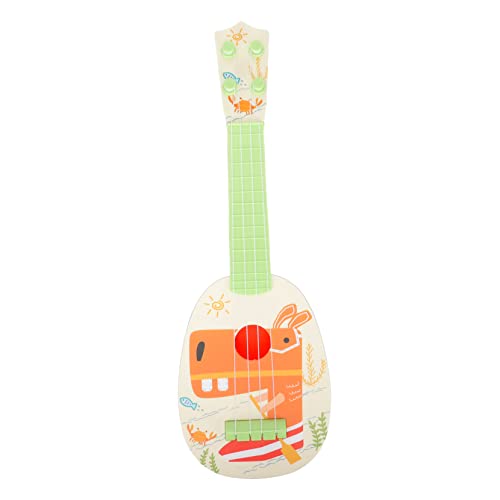 OFFIGAM Ukulele Gitarre Ukulel - Mini-musikspielzeug Musikspielzeug Anfängerinstrument Musikspielzeug Für Musikinstrumente Mini-Ukulele -Ukulele Plastik von OFFIGAM