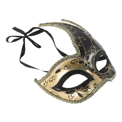 OFFIGAM Venezianische Halbmaske für Kostümpartys Retro Design Leicht und Bequem für Maskenbälle Karneval Cosplay und Besondere Anlässe Perfektes für Frauen und Freunde von OFFIGAM