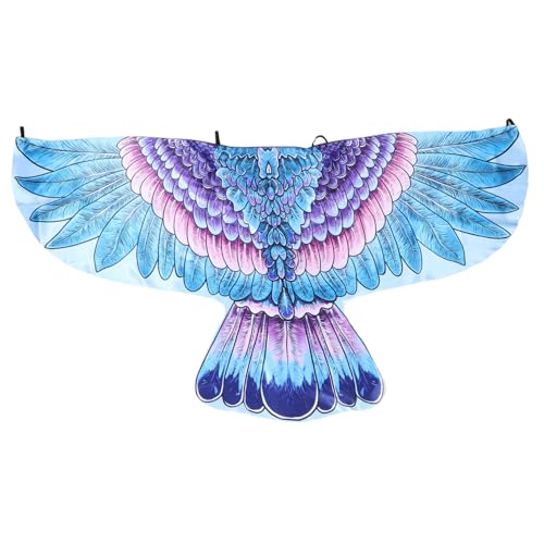 OFFIGAM Verstellbare Erwachsenen Adlerflügel Cosplay Kostüm Umhang mit Schulterriemen Weicher Langlebiger Umhang für Halloween Fasching Party Bühnenauftritte Auffälliges Vogel Flügel von OFFIGAM