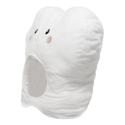 OFFIGAM Zahn Plüsch Hut für Karneval und Halloween Lustige Party Kopfbedeckung Fotorequisite für Cosplay und Festlichkeiten für Männer Frauen Jungen und Mädchen von OFFIGAM