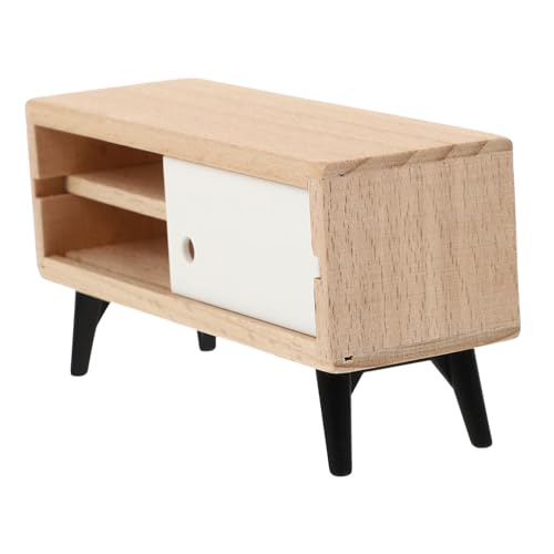 OFFIGAM Zubehör Für Puppenhäuser Mini- -tv-Schrank Mini Möbel Schmuck Für Tv-Schrank Schmuck Mini-möbeldekor Stellen Sie Sich Vor, Zu Tv- Plastik von OFFIGAM