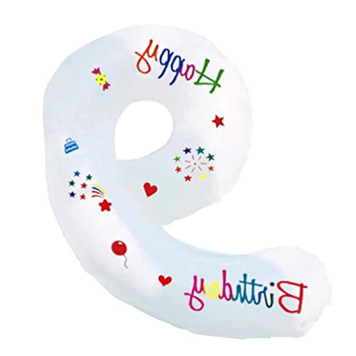 Weißer Geburtstags Zahlenballon Geburtstagsparty Ballon Folienballon 3D Geburtstagsparty Dekorationen Für Zuhause Ornamente Geburtstags Zahlenballon von OFFILICIOUS
