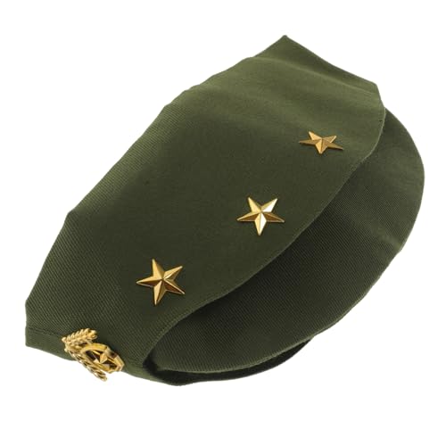 Authentisches Matrosenkappen-Kostüm für Damen – grüner Stil Hut – Drei-Sterne-Stewardess-Barett für Cosplay-Yacht-Boot-Partys und Halloween-Events Authentisches Matrosenkappen-Kostüm für Damen – grüner Stil Hut – Drei-Sterne-Stewardess-Barett für Cosplay-Yacht-Boot-Partys und Halloween-Events von OFFSCH
