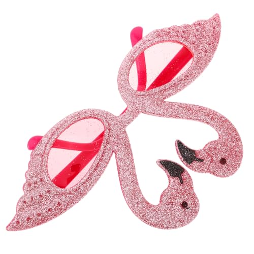 OFFSCH 1 Paar Hawaiian Flamingo Sonnenbrillen Leichte Partybrille für Einzigartige Looks Dekoration für Strand und Luau Partys Lustiges Accessoire für Unvergessliche Fotos von OFFSCH