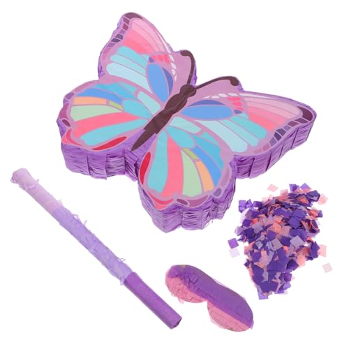 OFFSCH 1 Satz Butterfly Piñata für Mädchengeburtstagsfeier Piñata Konfetti für Süße Überraschungen und Interaktive Partyspiele von OFFSCH