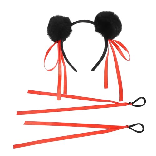 OFFSCH 1 Set Entzückendes Haarband Mit Dutt Und Plüschbällen Für Haargummis Haar Accessoires Für Cosplay Feiertagsveranstaltungen Und Chinesische Kulturelle Aufführungen OFFSCH 1 Set Entzückendes Haarband Mit Dutt Und Plüschbällen Für Haargummis Haar Accessoires Für Cosplay Feiertagsveranstaltungen Und Chinesische Kulturelle Aufführungen von OFFSCH