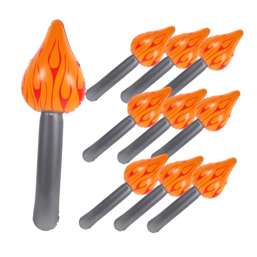 OFFSCH 10 Stücke Aufblasbare Taschenlampe Spielzeug Für Jungen Und Mädchen Decor Party Favor Flamme Wirkung von OFFSCH