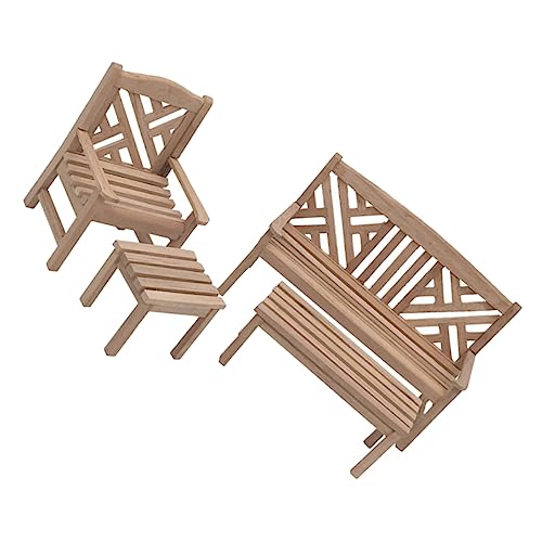 OFFSCH 1Satz Gartenmöbel Puppenhaus Möbel Kit Stühlen für Spielwelten Sicher und Langlebig für Gartenprojekte OFFSCH 1Satz Gartenmöbel Puppenhaus Möbel Kit Stühlen für Spielwelten Sicher und Langlebig für Gartenprojekte von OFFSCH