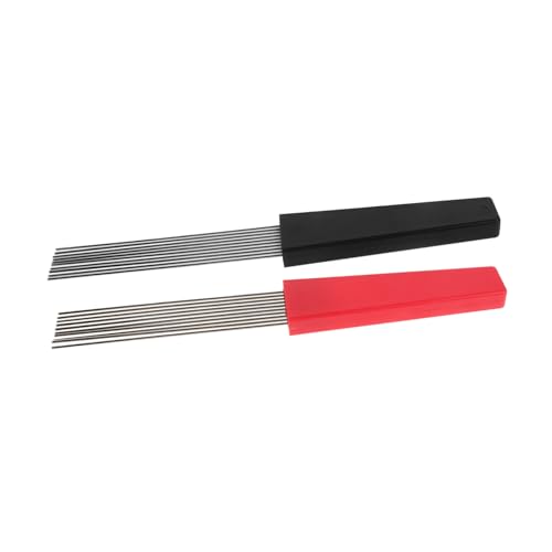 OFFSCH 2 Stück Schaberbürste Lateinisches Percussion -Instrument Guiro-Schaber für Schlaginstrumente Schlagzeug-Teile Latin Percussion Guiro Scraper Musikspielzeug Rostfreier Stahl OFFSCH 2 Stück Schaberbürste Lateinisches Percussion -Instrument Guiro-Schaber für Schlaginstrumente Schlagzeug-Teile Latin Percussion Guiro Scraper Musikspielzeug Rostfreier Stahl von OFFSCH