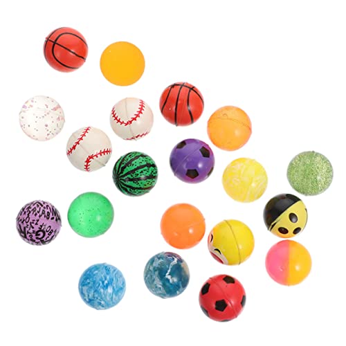 OFFSCH 20 Stück Hüpfbälle Springbälle Für Partygeschenke Sport Geschenktüten Hüpfbälle Sport Partygeschenke Sprung Partygeschenke Hüpfballspiel Indoor Ball Gummi von OFFSCH