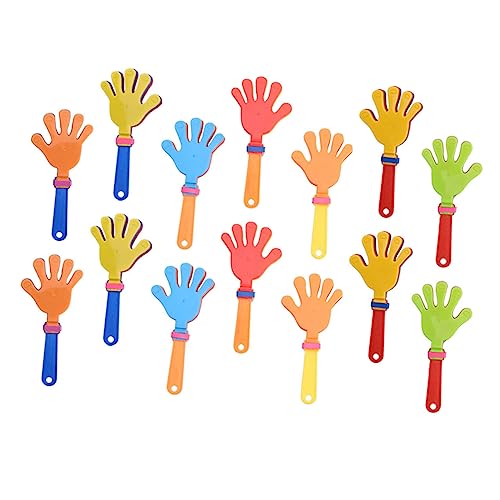 OFFSCH 20 Stück Jubel Requisiten Kinderspielzeug Crowd Noise Maker Jubel Geräuschmacher Krachmacher Geräusche Machendes Palmenklatsch Machende Zufällige Farbe von OFFSCH